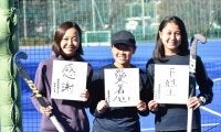 【ホッケー（女子）】早慶ホッケー定期戦直前企画！佐藤主将×萩原副将×谷水主務対談