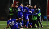 【サッカー部男子】佐藤陽の２得点でＩリーグ準決勝進出