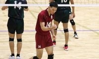 攻めのバレーで専大にストレートで勝利！
