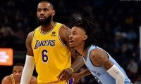 レイカーズ相手に41得点と爆発したモラントをレブロンが称賛「食い止めるのは難しくなる」