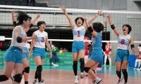 春高バレー　女子・共栄学園　死闘制し３回戦へ