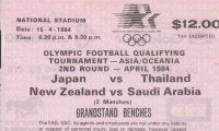 1984年のロス五輪予選、「決戦の地」シンガポールで待っていた驚き(2)原博実、加藤久、長沼健ほか…「混成・日本代表チーム」の宴の夜
