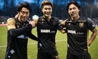 香川真司も大喜び！シント＝トロイデンの日本人選手たちがサッカーテニスで勝利！