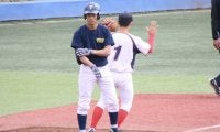 [硬式野球] 先制許すも打線つながり流経大に勝利