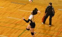 【バレーボール部女子】明国大にストレート勝ちし、２連続白星