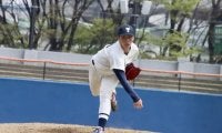 [硬式野球] 松澤96球で初完投！完封勝ちで勝ち点１獲得