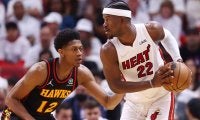 ヒートがホークスに連勝…ジミー・バトラーが45得点と躍動／NBAプレーオフ