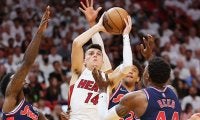 ヒートがエンビード欠場のシクサーズに勝利…タイラー・ヒーローが25得点／NBAプレーオフ