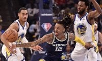 勝負強さを発揮したモラントが47得点…グリズリーズがシリーズをタイに／NBAプレーオフ