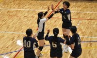 【バレーボール部女子】リード最終戦、佛教大にストレート勝ち！