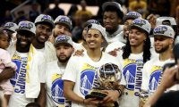 ウォリアーズが3年ぶりのファイナルへ…トンプソンの活躍でマブスを撃破／NBAプレーオフ