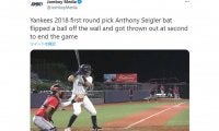 「球史に残る恥ずかしい光景だ」　ヤンキースのドラ1有望株が犯した怠慢プレーに米笑撃
