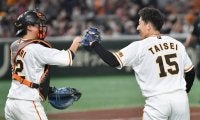 巨人・大勢が両リーグ最速の20セーブ　1回3人でピシャリ、新人記録狙えるペース