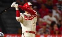 大谷翔平、衝撃のサイクル王手13号にLA実況席大興奮　日本語で「イッテラッシャーイ！」