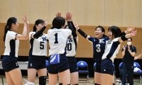 【バレーボール部女子】関関戦敗北も格上相手に善戦