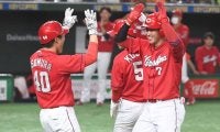 広島・堂林、逆転5号満塁弾に敵地騒然　3日連続グランドスラムはプロ野球タイ記録