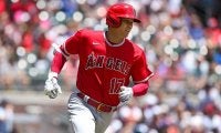 【MLB】大谷翔平、4回四球でエ軍先発全員出塁　エンドランで三塁進塁→6点目生還