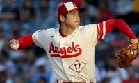 【MLB】大谷翔平、12勝目へ初回3者凡退　外野手の好守にガッツポーズ、最速159キロ