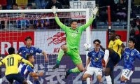 GKシュミット・ダニエルは「絶体絶命のピンチを止めたい」と語っていた。有言実行のPKストップで、カタールＷ杯へ存在感上昇
