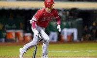 大谷翔平、１８８キロの高速二塁打で自己最長１８試合連続安打！現地実況も興奮「ショウヘイにクラッシュされた！！」