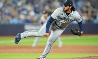 【MLB】166キロ豪速球が「そんな曲がったら打てねーわ」　ど真ん中でも打者は頷くのみ