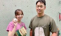野球大好き美女キャスターがお忍び潜入　プロ選手が“潰される”衝撃の練習機器を体感