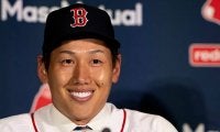【MLB】美人妻・ゆり香さんも大歓迎　Rソックスが吉田正尚家族を“お出迎え”「ようこそ」