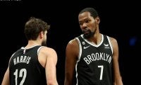 王者相手に前半でNBA史上3位の高得点を残したネッツのKD「誰がフロアにいようと…」