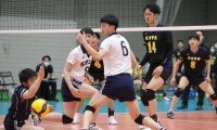 駿台学園が初戦突破　佐藤遥斗主将「初戦にしてはいい感じで入れました」／春高バレー