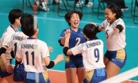 金蘭会がベスト８進出、2年生エース上村を中心に4大会ぶりの日本一へ／春高バレー