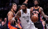 ネッツのカイリー・アービングが自己最長の6戦連続30得点超えでニックスを撃破