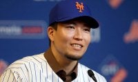 【MLB】千賀滉大、“お化けフォーク”の説明に四苦八苦「難しい」　キャンプ施設でブルペン入り