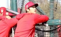 【MLB】大谷翔平、打撃練習“おかわり”「お疲れ様でした」　フリー打撃は4本の柵越え