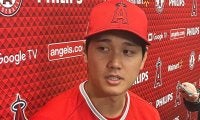 【MLB】大谷翔平、侍J不透明の鈴木誠也へ思い「無理せずに」　OP戦初戦で三塁打、一問一答