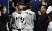 最年長ダルビッシュが円陣で声出し　世界一奪還へ燃える思い…試合前に気合注入