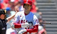 【MLB】どアップ大谷翔平が「かわいすぎ」　“バット蘇生”も…まさかの珍場面に「愛しかない」