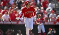 【MLB】大谷翔平、5試合ぶりの“復活”5号はウォード、トラウトとの3者連続本塁打　右中間への173キロライナー放つ