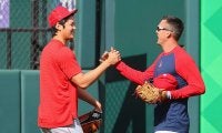 【MLB】ヌートバーが「日本流の礼儀でリスペクト」　ファン注目…大谷翔平と再会の“瞬間”