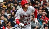 【MLB】大谷翔平、ヌートバーへ打ち返す右前打　元巨人マイコラスから6戦連続安打、敵地も喝采