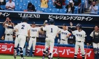 [硬式野球] エース細野の力投と主将水谷の一発で昇格に王手！「気持ちで勝つ」