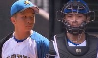 山本拓＆郡司、ハム新戦力バッテリーが2回完全「思い切ったピッチングできた」