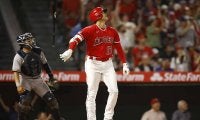 【MLB】大谷翔平、3戦連発35号同点弾に渾身のガッツポーズで本拠地熱狂の“MVPコール”　今季7度目のサイクル王手も