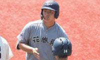 【高校野球】花巻東・佐々木麟太郎、大谷翔平の応援歌に乗って“聖地初安打”　第1打席から快音