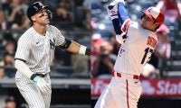 【MLB】大谷翔平のHR王も危うかった？　ジャッジだけ独り舞台…異次元すぎる「9.4」