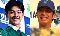 ドラ1外野手に「4」、筒香背負った「55」も…2球団が新人発表会見　24日の背番号