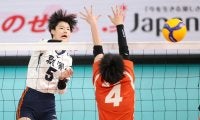就実２大会ぶりの決勝へ、押川がチーム最多タイ２０得点　春高バレー