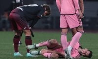 インテル・マイアミのブスケッツが負傷交代…神戸との親善試合で大迫勇也と交錯し苦悶の表情