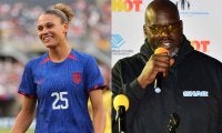 ゴールを守る迫力桁違い！元NBA選手オニール氏がなでしこ戦控えるアメリカ女子、ロッドマンの娘とPK対決！結果は…