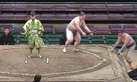 「あ、すみません」勝った力士も驚き “超レア”な決まり手が生んだ珍事