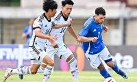 塩貝健人がハットトリック！ U-19日本代表は粘りを見せるも、失点重ねてU-21イタリア代表に敗戦【モーリスレベロトーナメント】